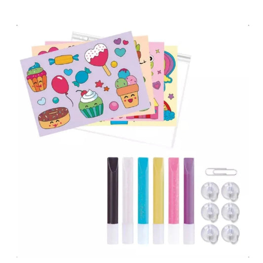 Mini Color Glass Craft Kit – Creative DIY Painting & Decoration Set for Kids