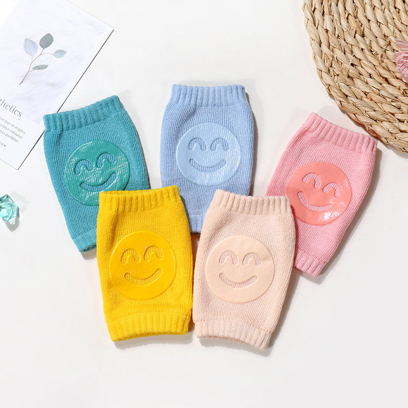 Smiley Baby Crawling Knee Pads – Soft Protection for Little Explorers