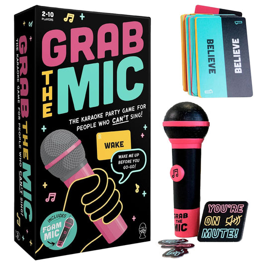 Microphone Grab Party Game – Fun & Hilarious Karaoke Night