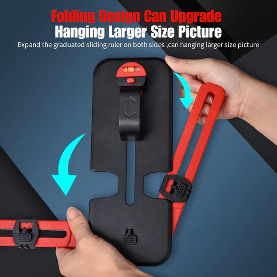Picture Hanging Tool with Calibration – Essential Frame Leveling Tool for Home Decoration