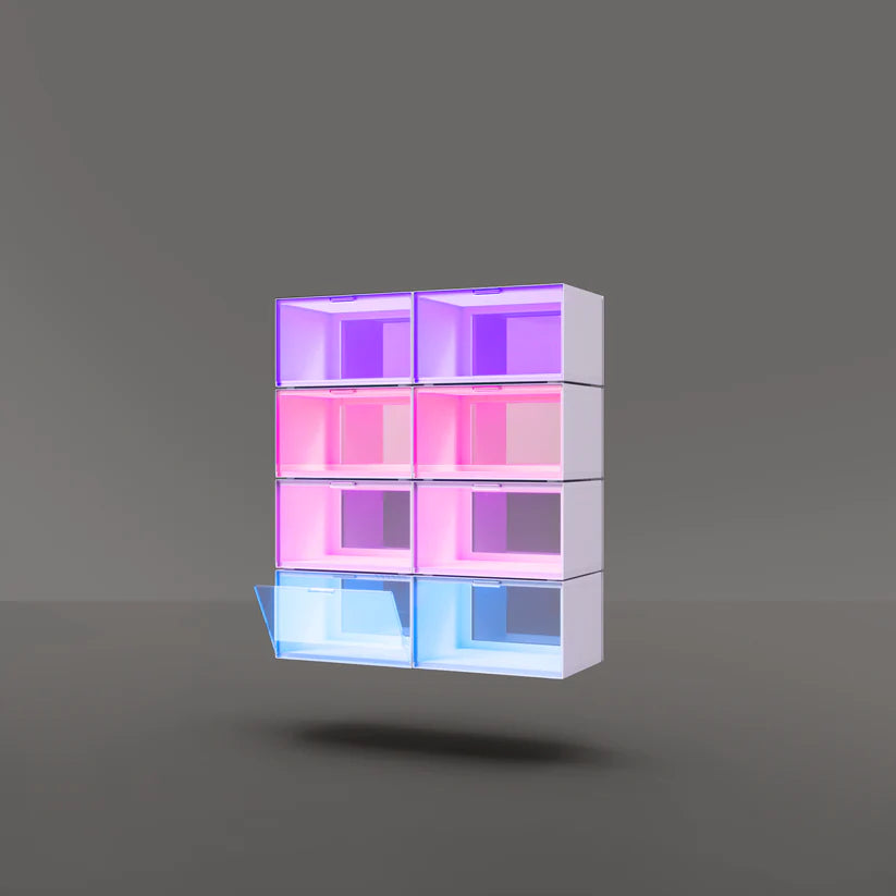 Smart LED Display Cabinet – Modular RGBW Showcase for Collectibles