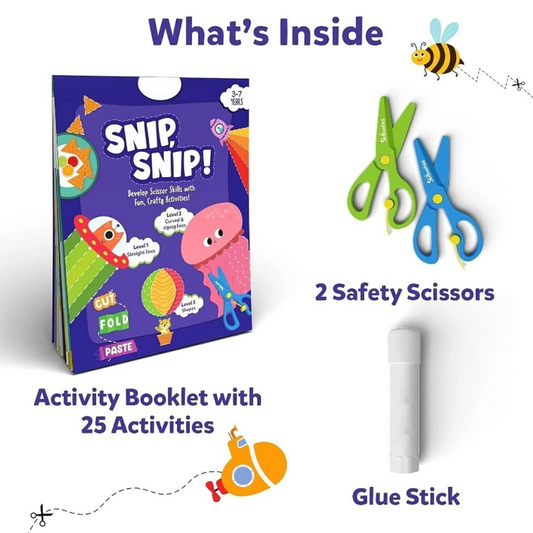 Art & Craft Activity Kit - Snip, Snip, Practice Scissor Skills