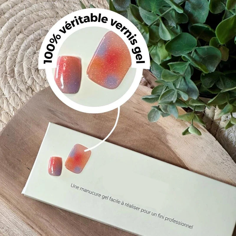 UV Nail Wraps Kit Easy Gel Polish Strips | Safe & Vegan