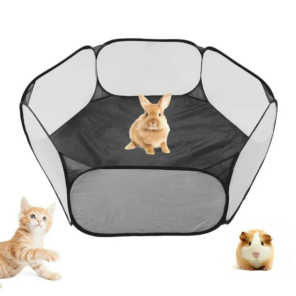 Small Animal Playpen, Durable Easy Access Small Pet Tent for Pets