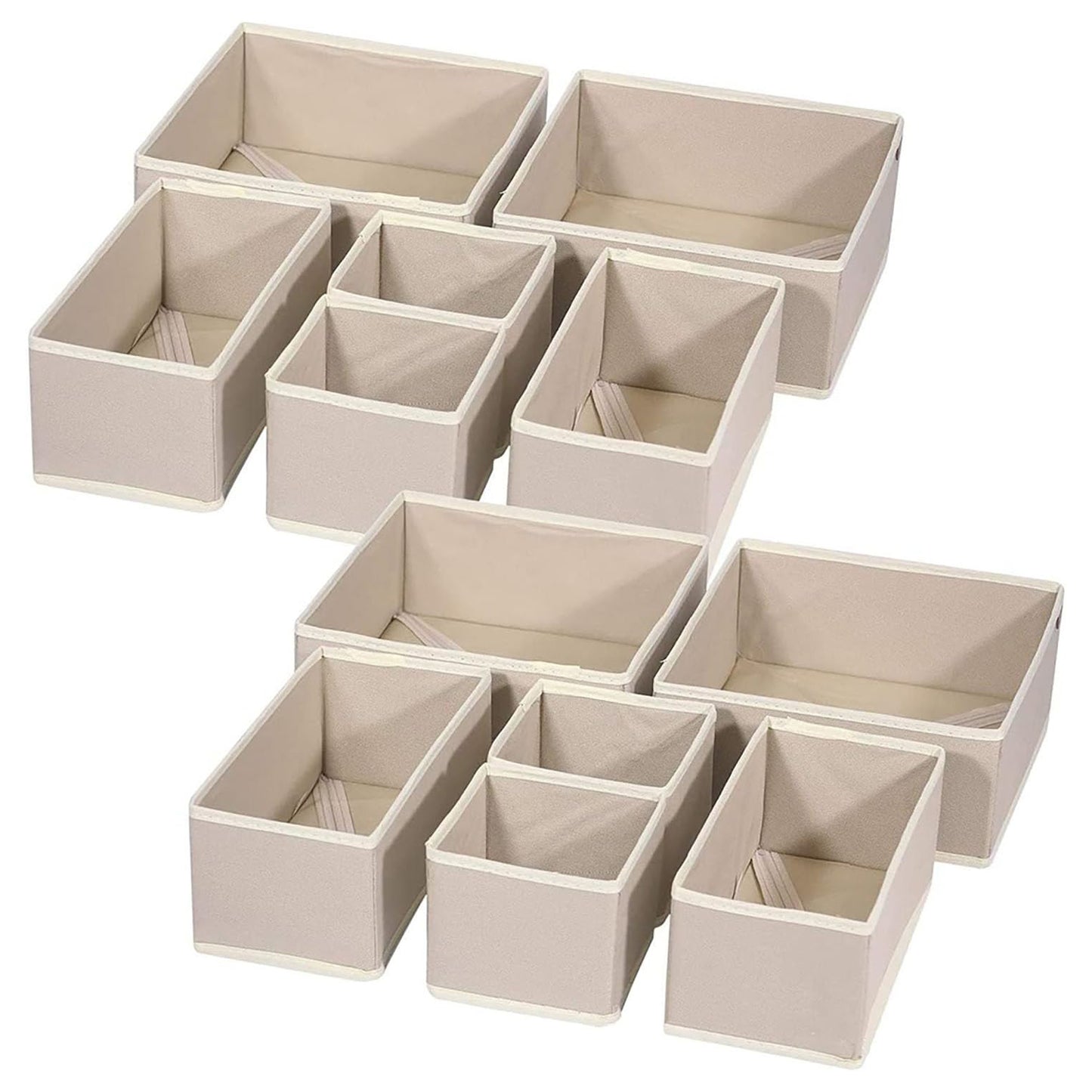 Clothing Drawer Organizer – 6-Piece Foldable Drawer Divider Storage Set for Bedroom