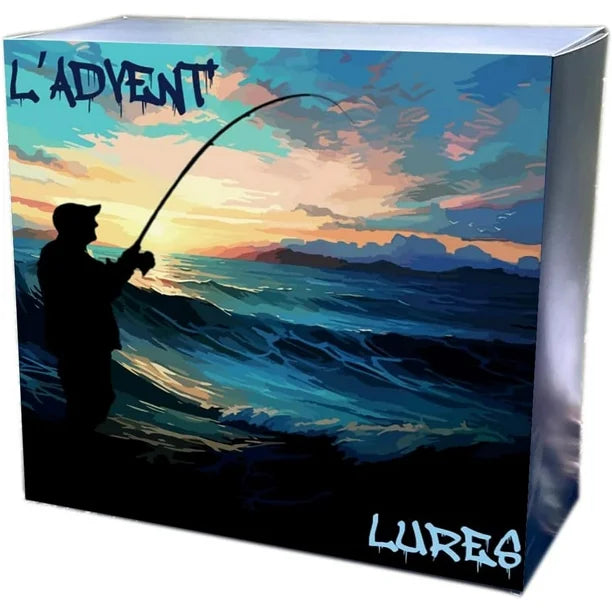 Fishing Advent Calendar – Lure Gift Set for Christmas, Perfect Holiday Gift for Anglers