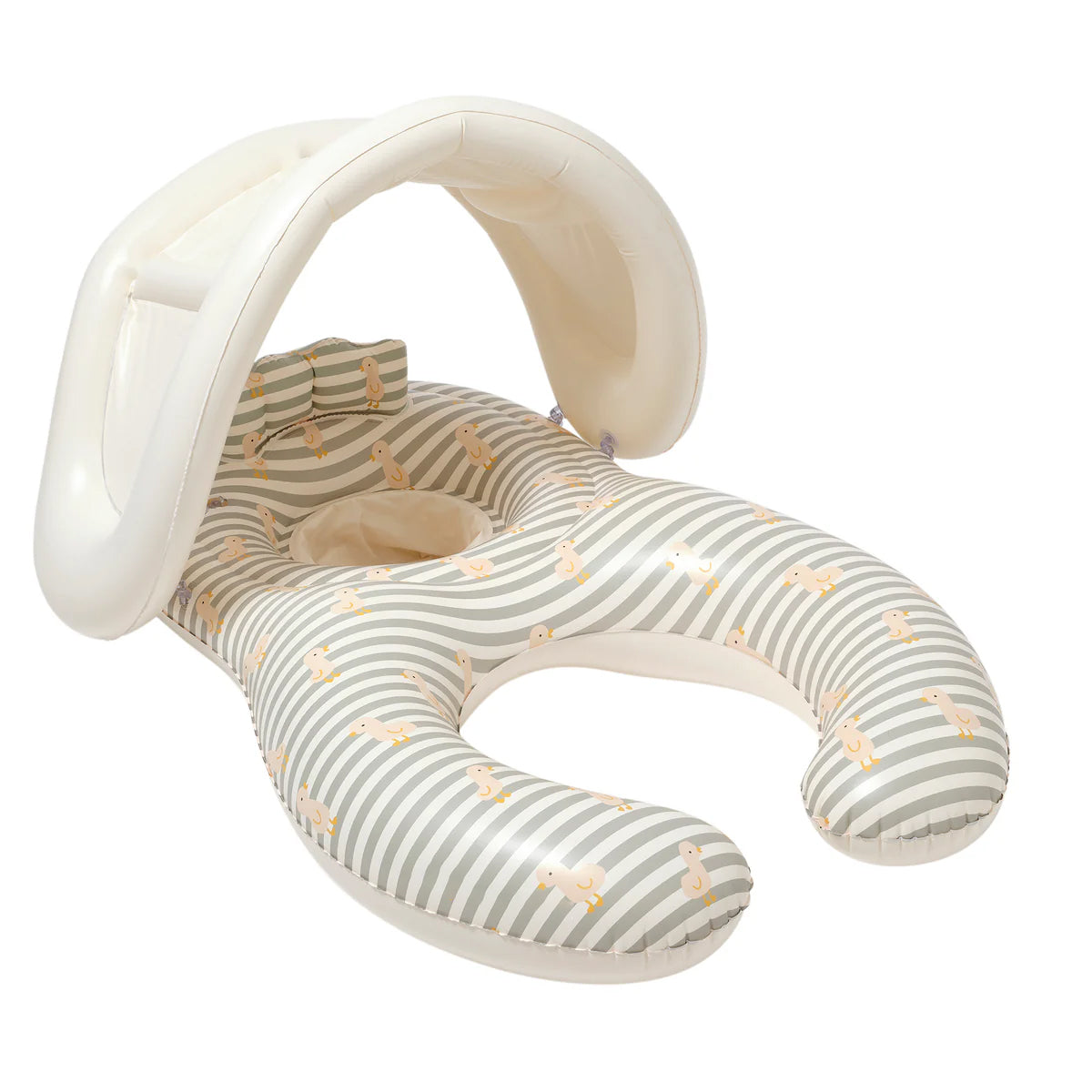 Baby Pool Seat | Removable Sunshade Canopy | Soft Support Design | For 11–15 kg Babies