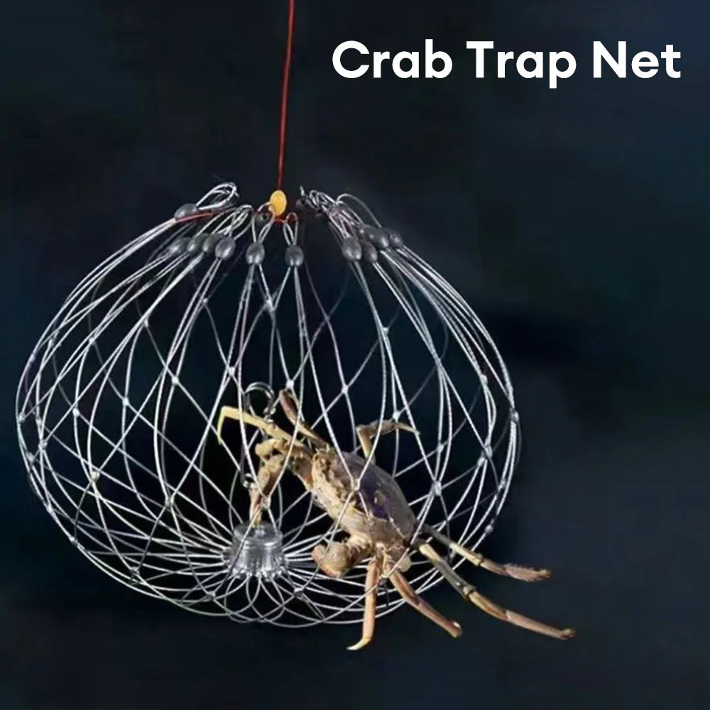 Automatic Shrimp and Crab Trap – Durable Stainless Steel Catcher for Shrimp