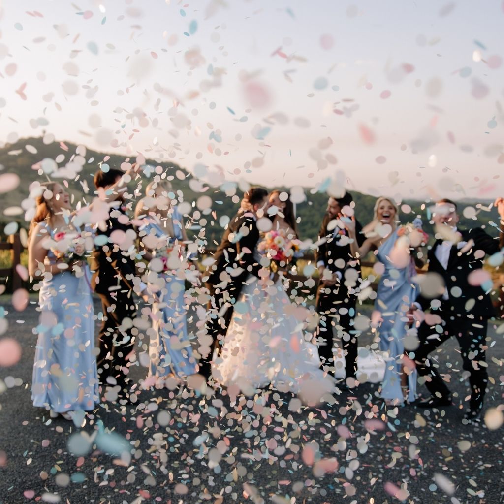 Ultimate Confetti Set – Round Shape (Cones, Confetti & Trays)