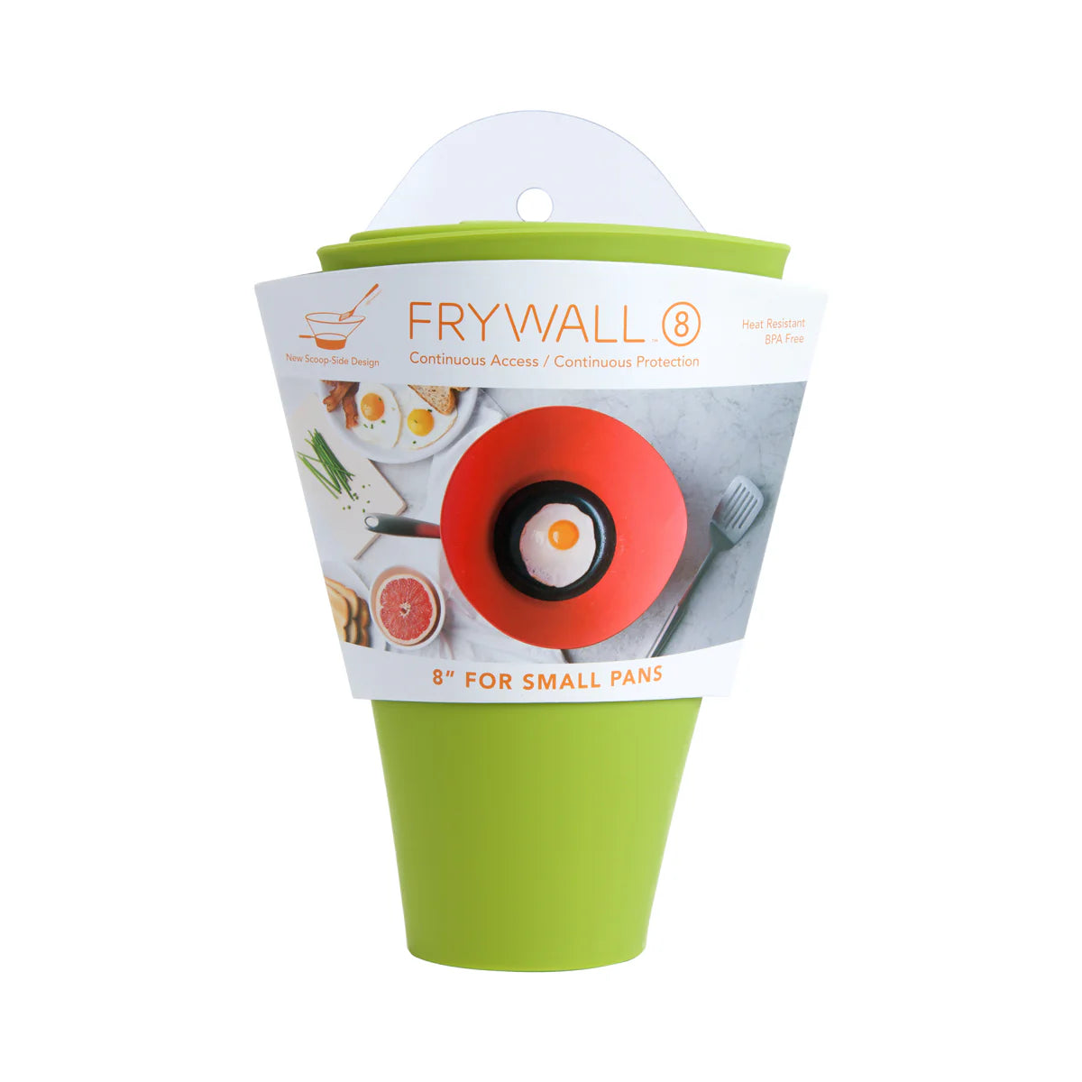 8-Inch Non-Slip Fry Pan Splash Guard – Protect Your Kitchen While Cooking