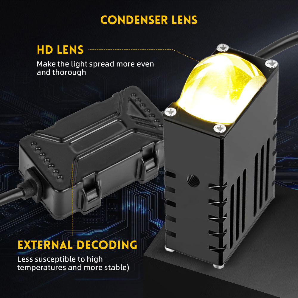 Ultra-Thin Dual-Beam Projection Lens Grille Light – For Vehicles