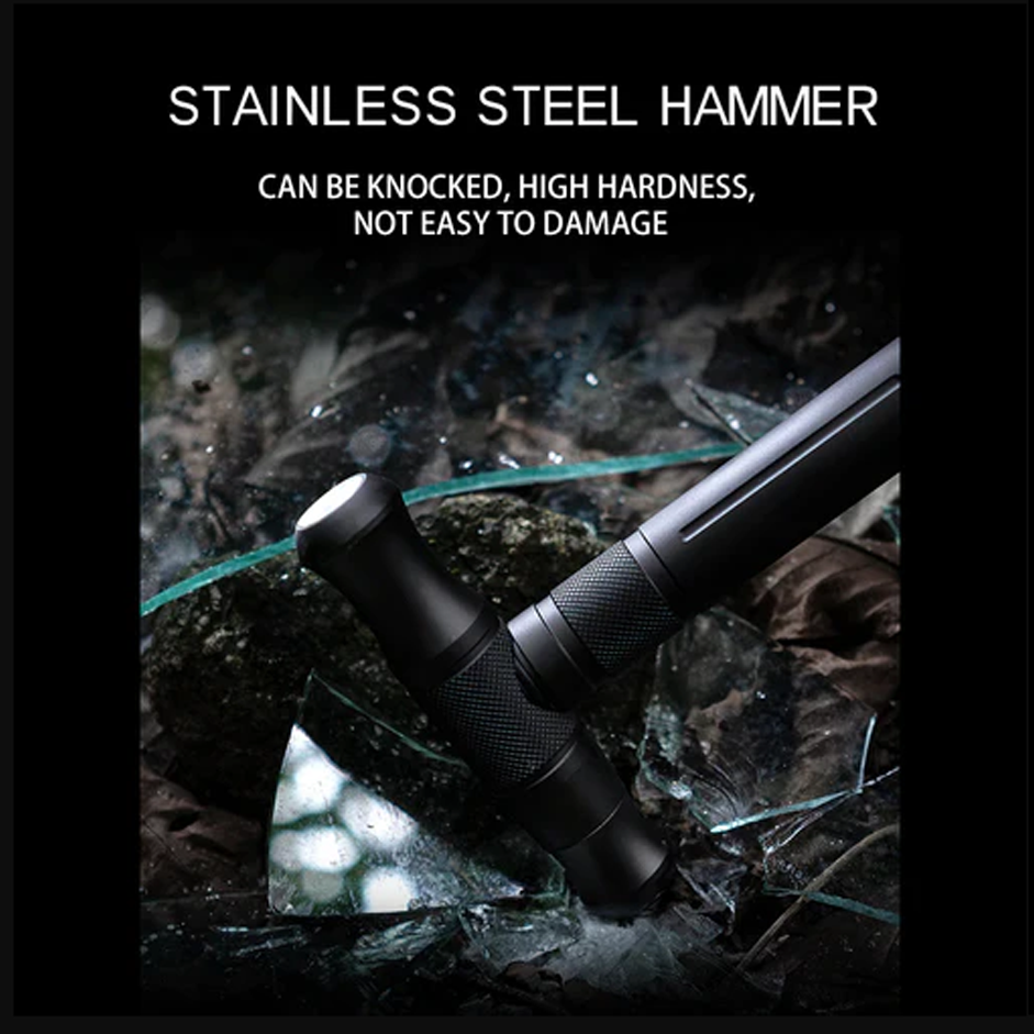 Aluminum Alloy Hiking Alpenstock – Multifunctional Outdoor Walking Stick