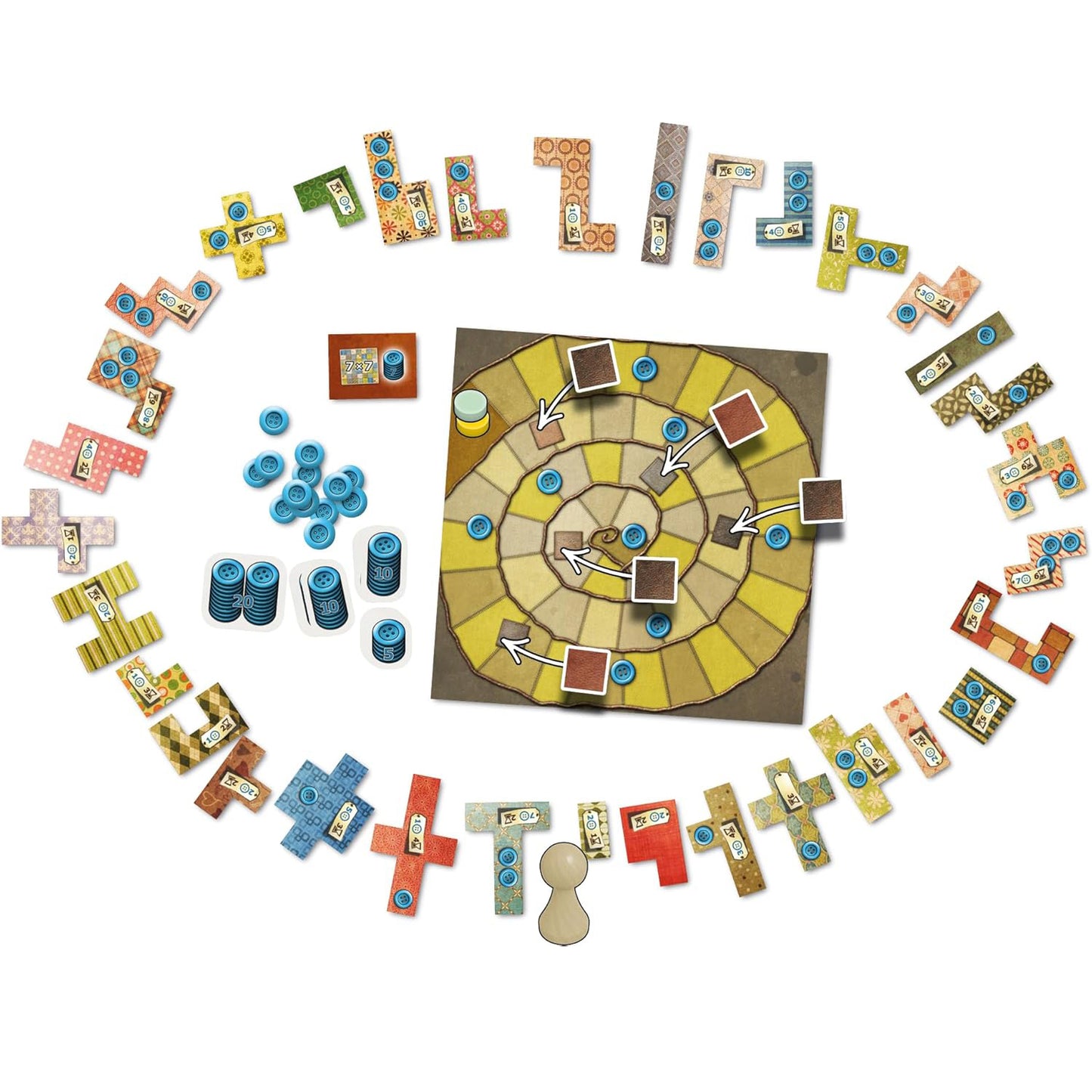 Patchwork Board Game | 2-Player Strategy Puzzle Game | Family Fun