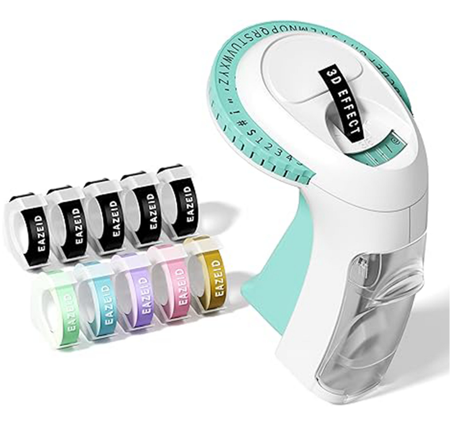 Vintage 3D Embossing Label Maker – 10 Tapes