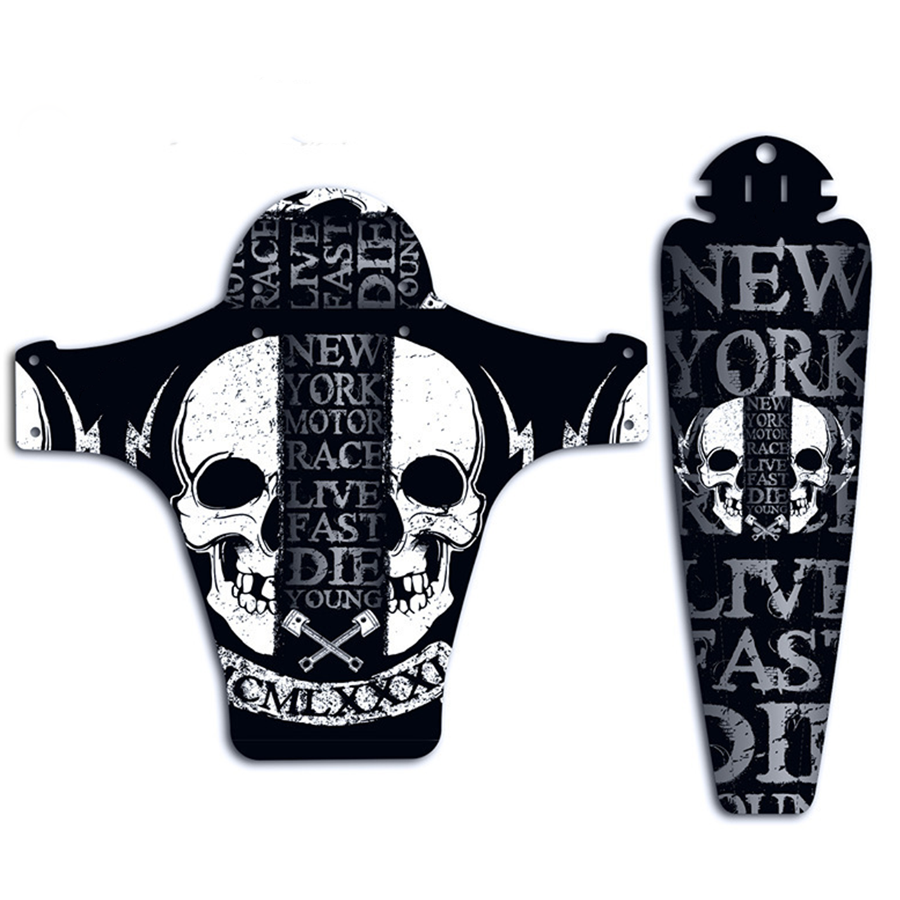 Skull Mudguard – Durable 1.2mm Bike Fender for Ultimate Mud