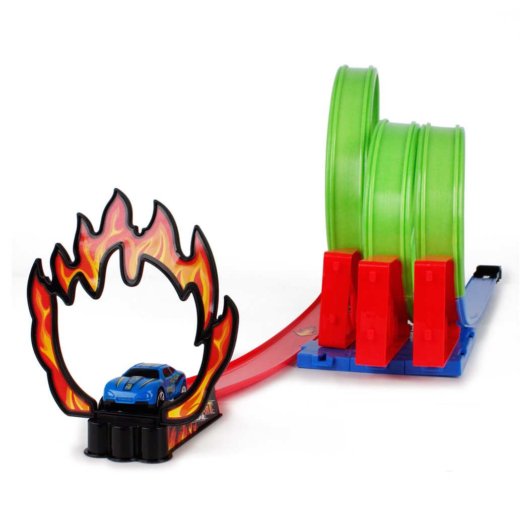 Children's High-Speed Interactive Race Track Set – DIY Creative Car Toy Set