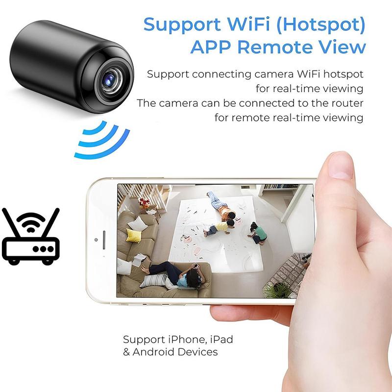 Mini Wireless Spy Camera with Night Vision