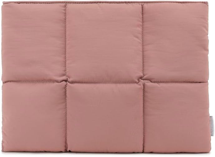 Fluffy Laptop Sleeve – Quilted Puffer Case for Women | Compatible with MacBook Pro 16