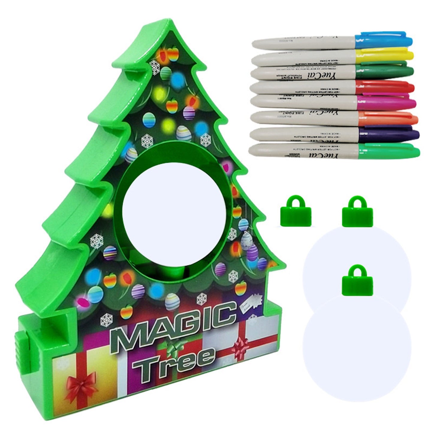 Christmas Ornament Decorating Kit – Creative Holiday Toy Set with 6 Extra Ornaments