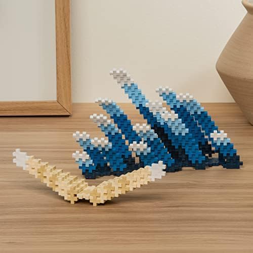 3D Puzzle Building Set – Inspired by Hokusai’s The Great Wave
