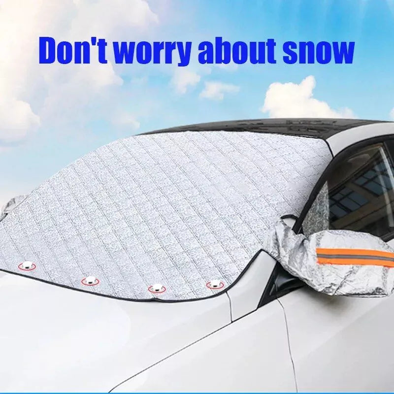 Multi-Purpose Magnetic Car Windshield Protector – All-Season Cover for Snow
