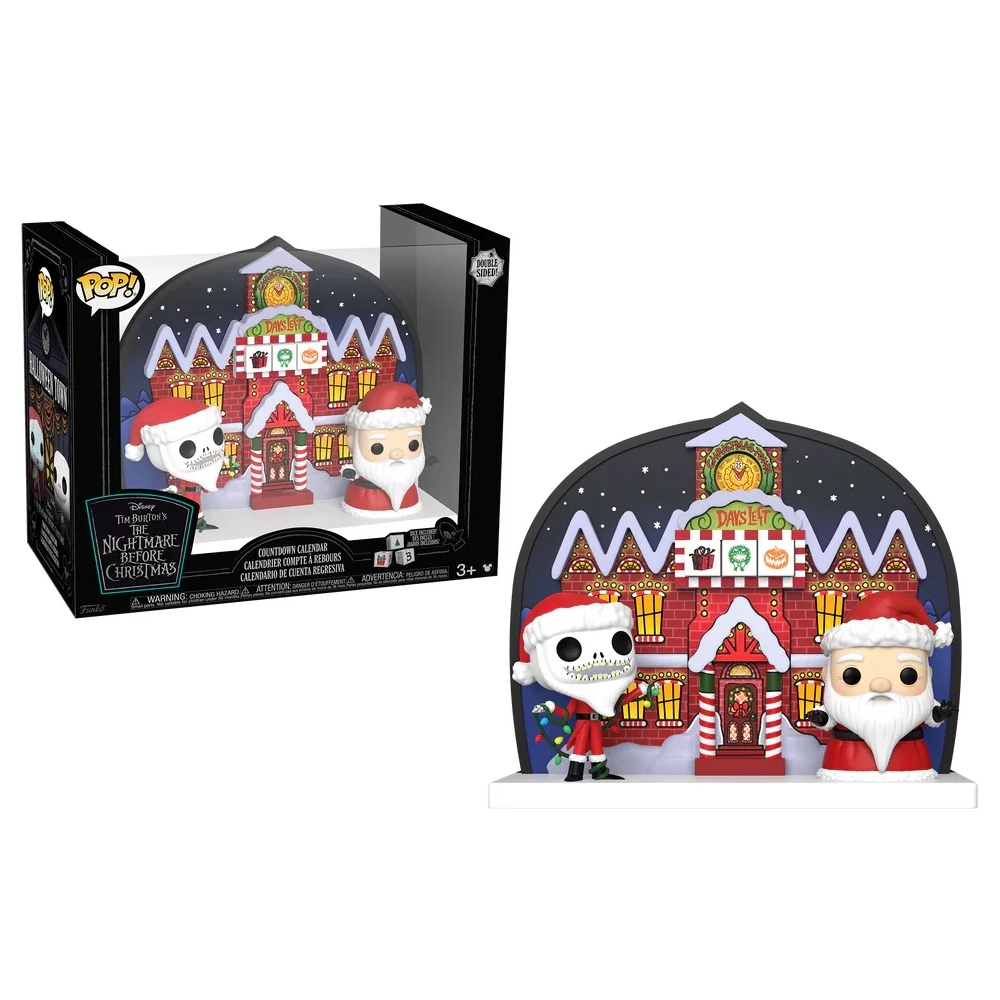 Double-Sided Holiday Countdown Vinyl Calendar – The Nightmare Before Christmas Inspired Decor