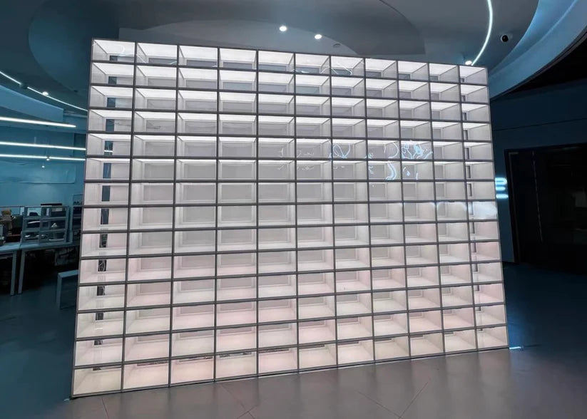 Smart LED Display Cabinet – Modular RGBW Showcase for Collectibles