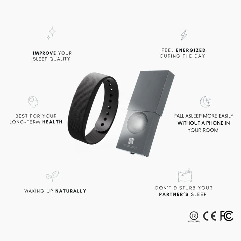 Smart Wake-Up Wristband Alarm – No More Oversleeping | Comfortable & Reliable Wake-Up Solution