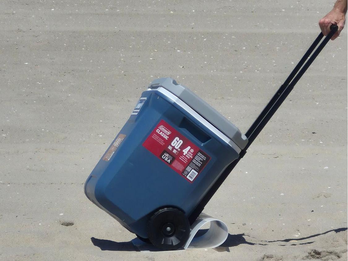 Beach Wheel Sled Pad – Glide Smoothly Over Sand and Soft Terrain