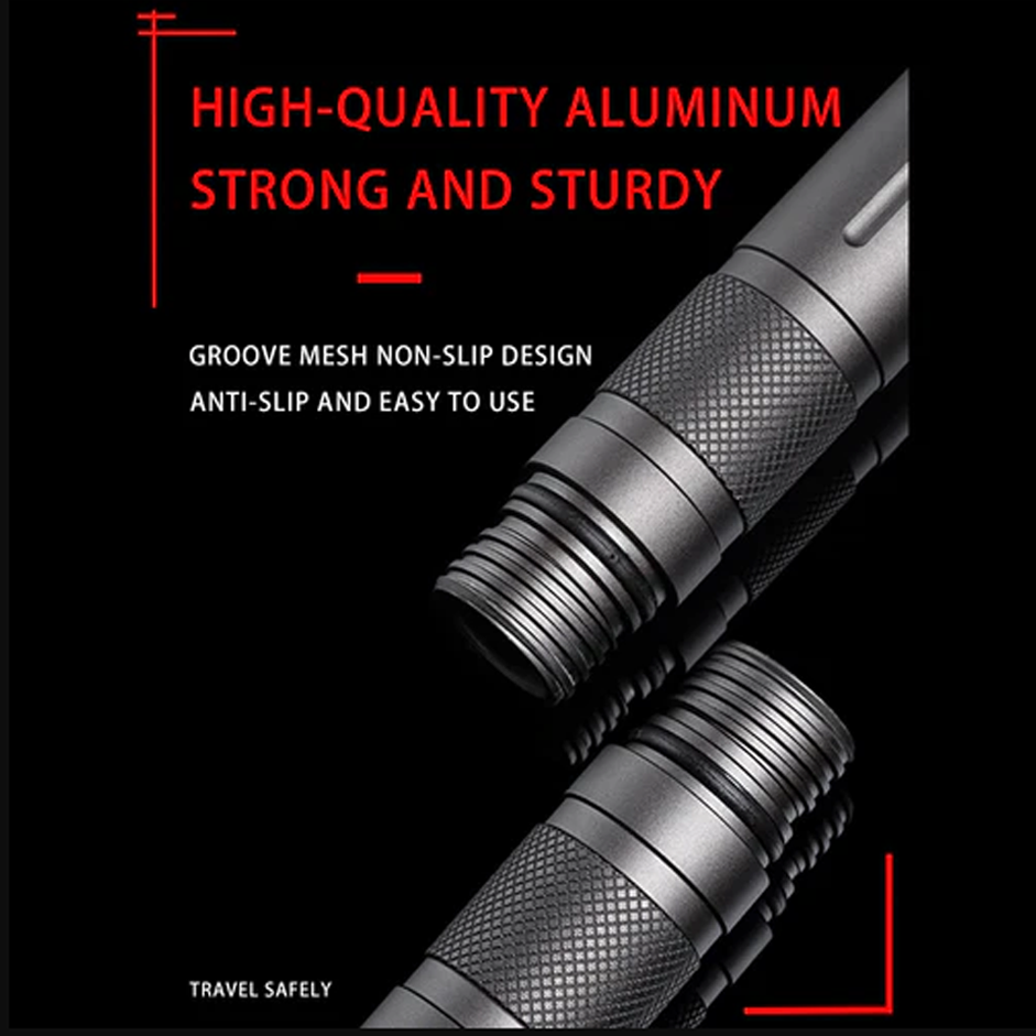 Aluminum Alloy Hiking Alpenstock – Multifunctional Outdoor Walking Stick