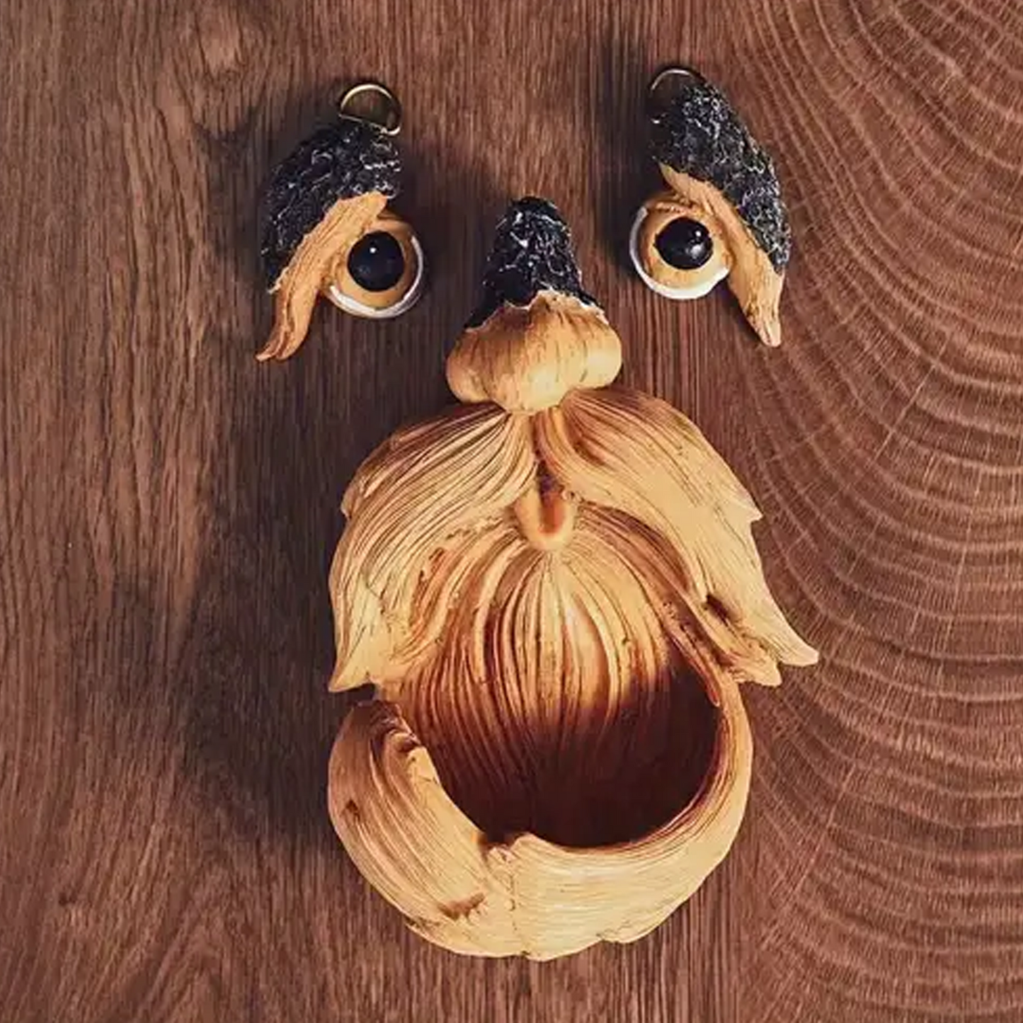 Old Man Tree Face Decor Outdoor, Tree Hugger Sculpture Bird Feeder