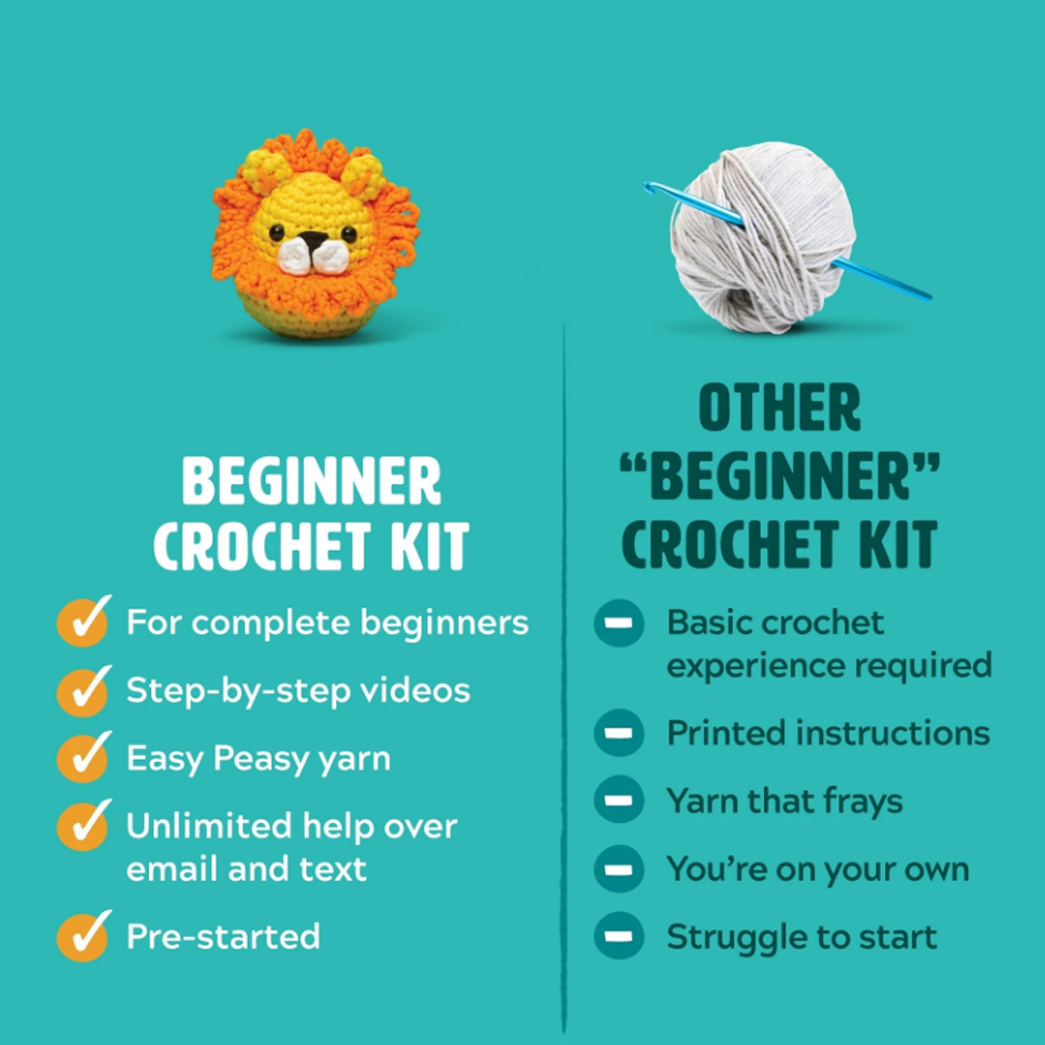 Rainbow Crochet Kit – DIY Handmade Toy Tools