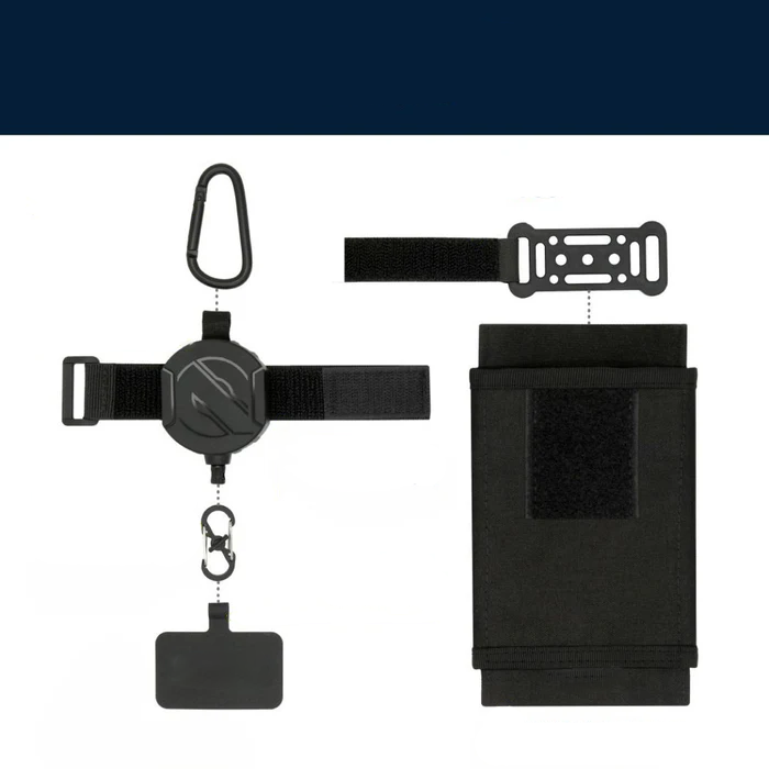 Retractable Smartphone Safety System – Secure Phone Holder with Locking Cable