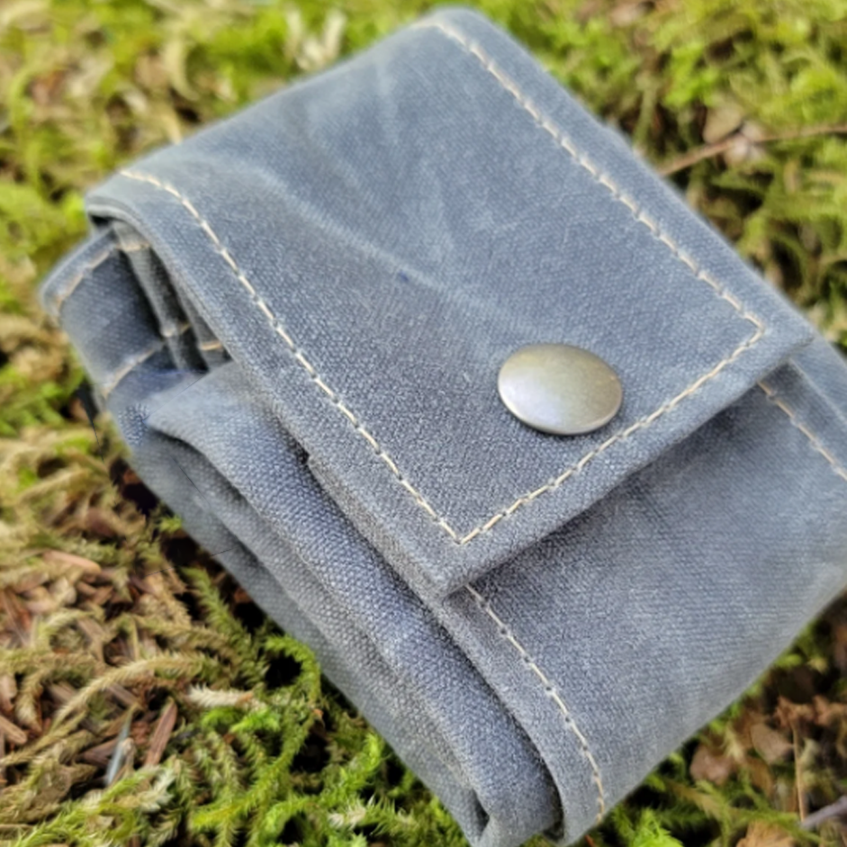 Waxed Canvas Foraging Hip Pouch