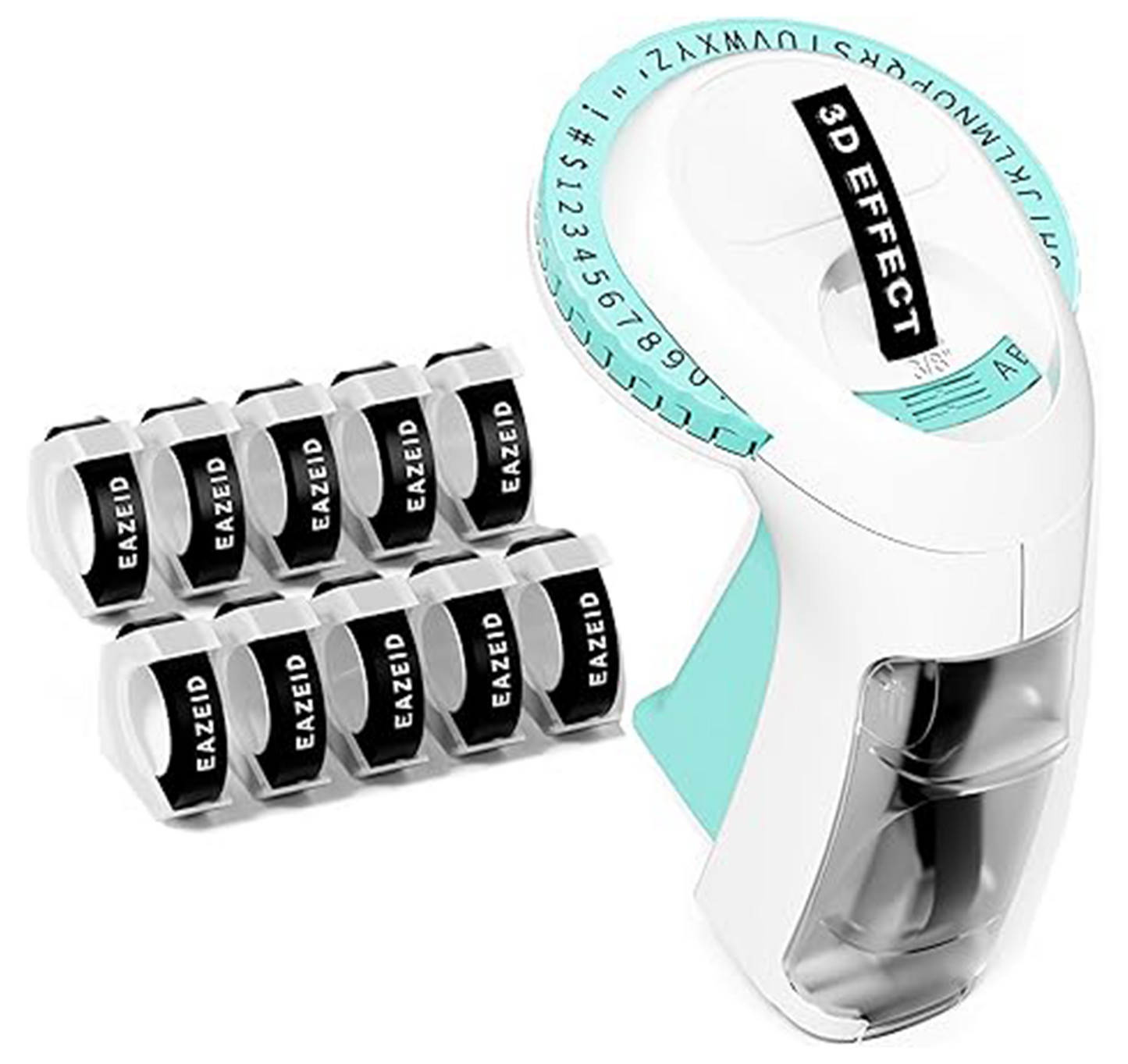Vintage 3D Embossing Label Maker – 10 Tapes