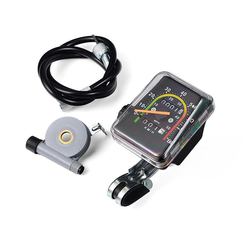 Aluminum Alloy Analog Bicycle Speedometer and Odometer – Accurate, Durable, and Waterproof