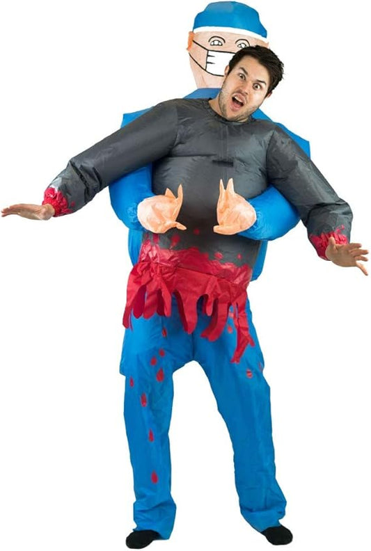 Scary Doctor / Surgeon Kids Inflatable Costume – Halloween Party Cosplay | Fits Most Children Ages 5-11