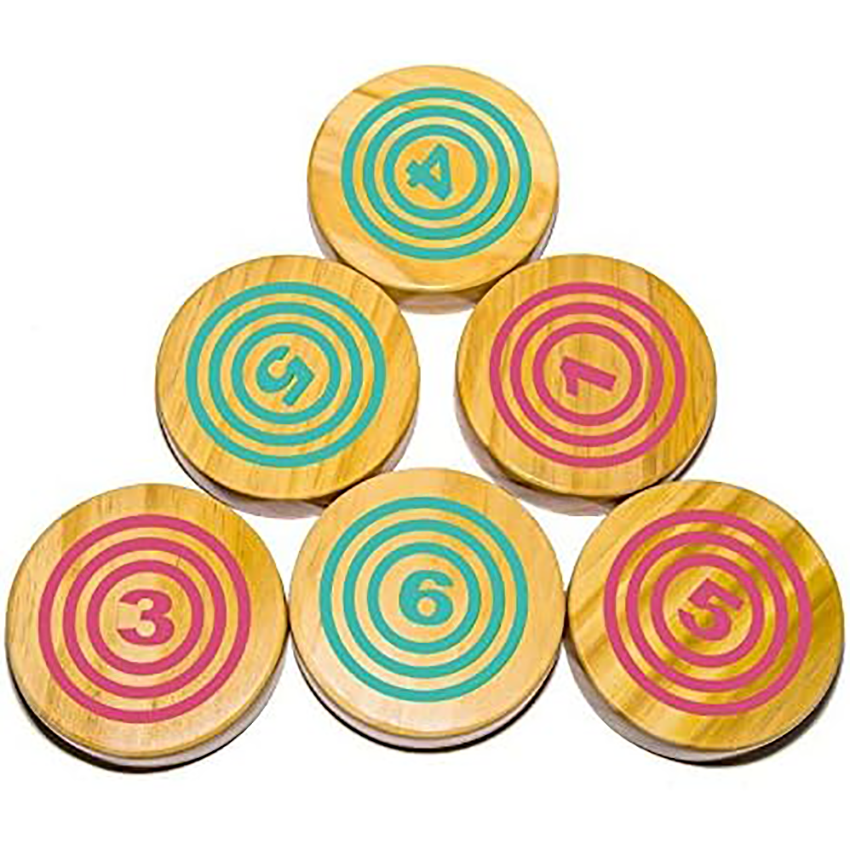 Outdoor Lawn Game – Horseshoes, Bocce & Bowling Hybrid with 12 Disks