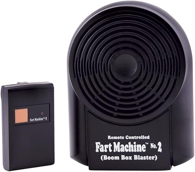 Fart Machine #2 with Remote Control Set | 15 Realistic Sounds | Prank Toy | Includes 9V Battery