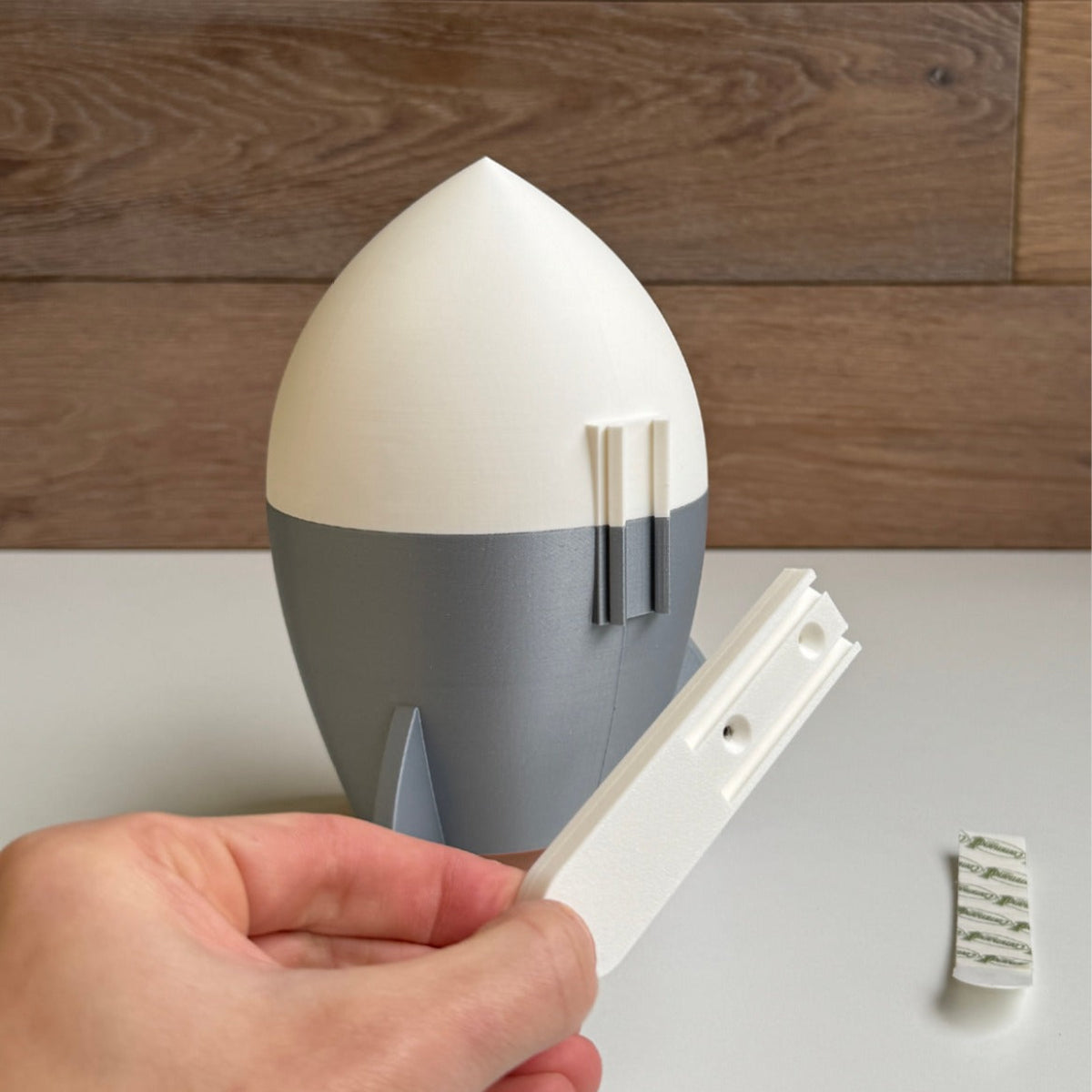 Rocket Wall Mounted Tissue Dispenser – Fun 3D Rocket Design for Home & Office