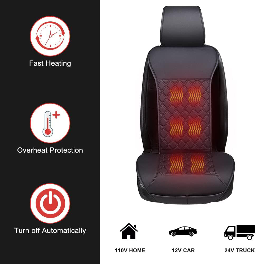 Universal Car Seat Cushion – Comfortable Full Back Support for Winter Comfort