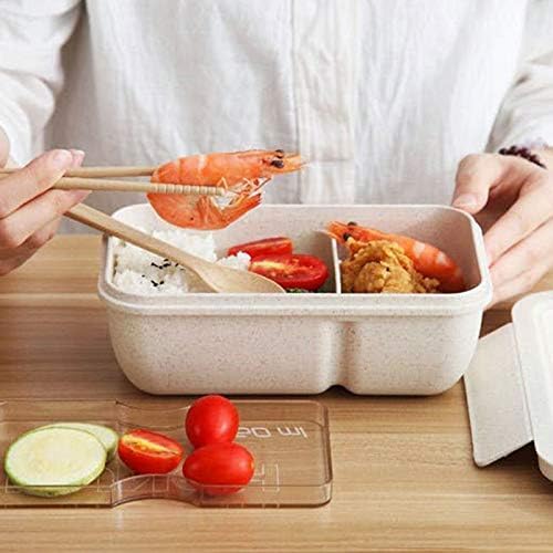 1-Tier Lunch Box with Cutlery – 850ml Large Capacity Bento Box for Adults & Kids