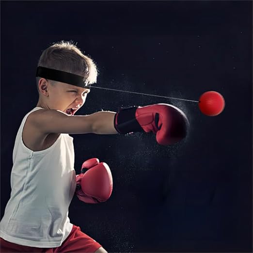 Boxing Reflex Ball with Headband – Improve Fitness & Reaction | Suitable for Teens