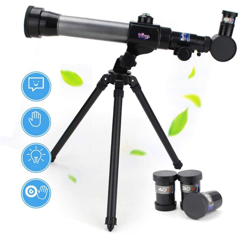 Refractor Telescope – Portable Beginner Telescope with Tripod & Finder Scope