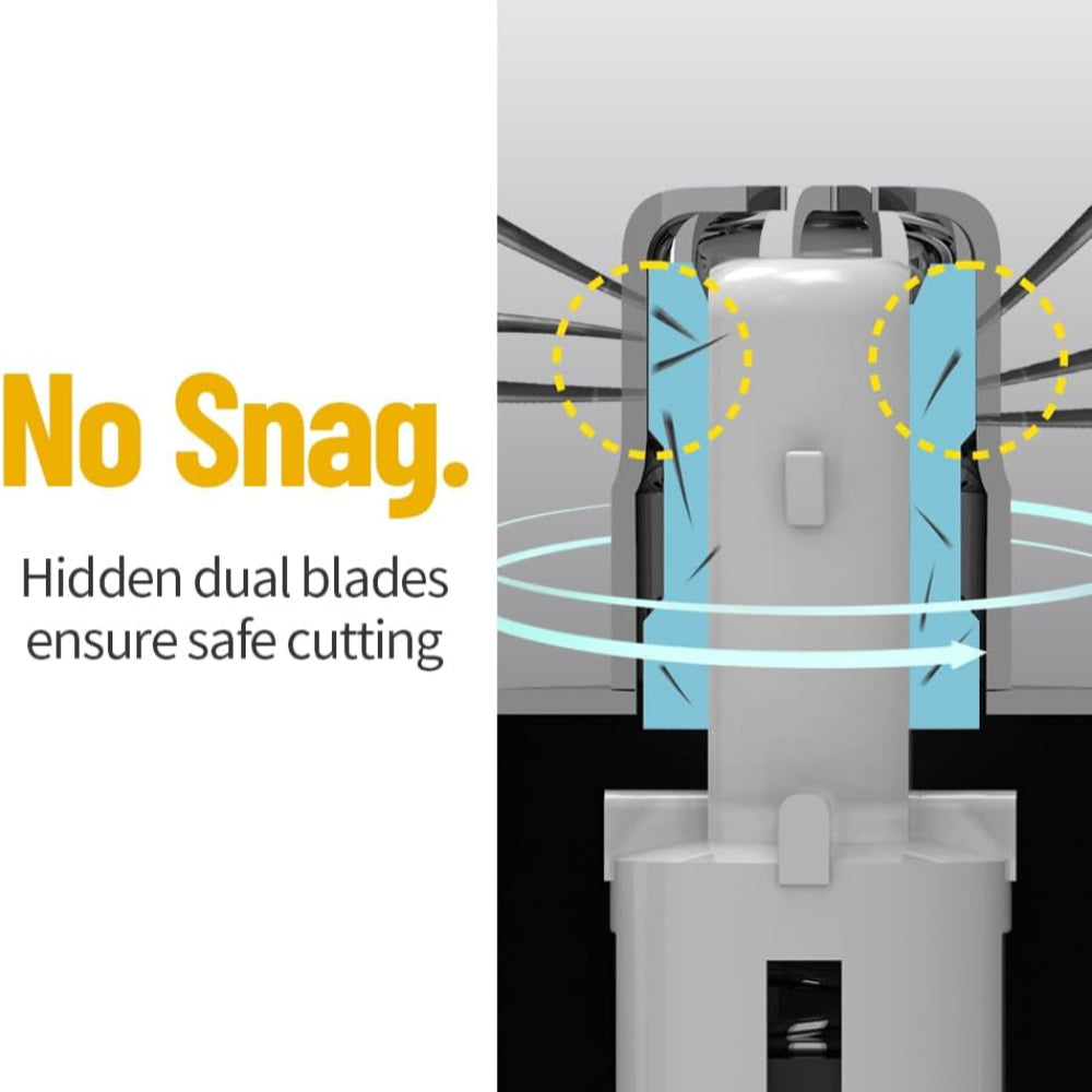 Men’s Nose & Ear Hair Trimmer – 4-in-1 Rechargeable Grooming Kit with 10,000 RPM Motor