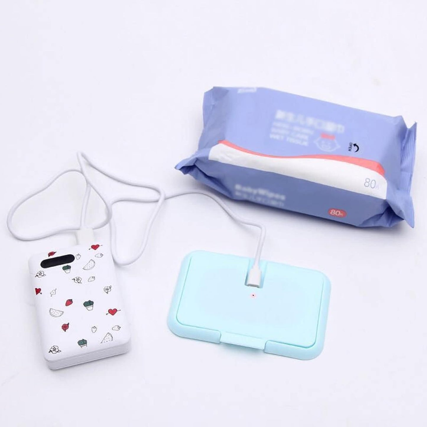 USB Baby Wet Wipe Warmer – Portable Heated Dispenser for Home & Car