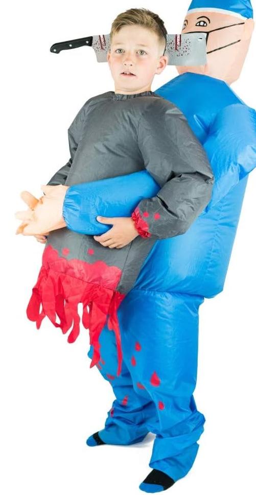 Scary Doctor / Surgeon Kids Inflatable Costume – Halloween Party Cosplay | Fits Most Children Ages 5-11