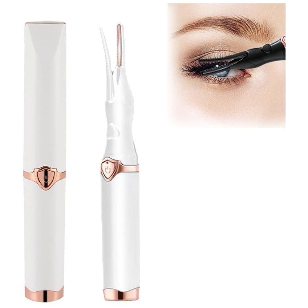 Portable USB Heated Eyelash Curler – 3 Temperature Modes for Long-Lasting Curls