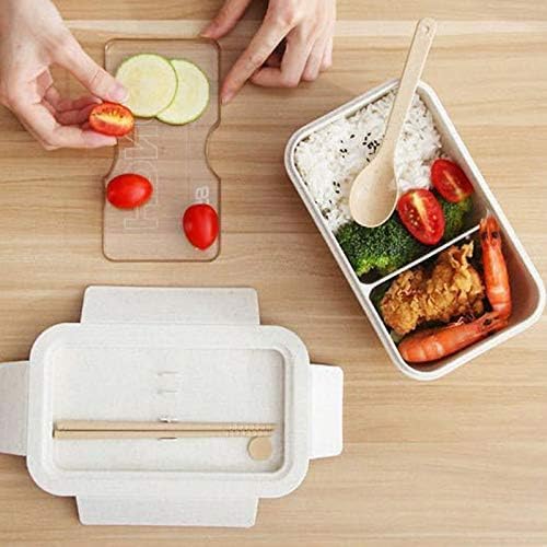 1-Tier Lunch Box with Cutlery – 850ml Large Capacity Bento Box for Adults & Kids