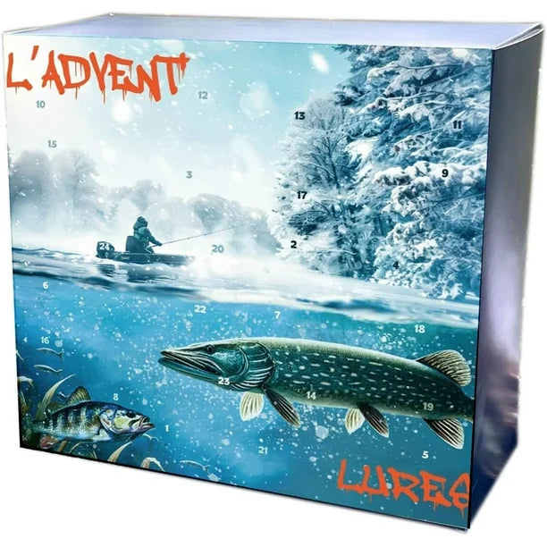 Fishing Advent Calendar – Lure Gift Set for Christmas, Perfect Holiday Gift for Anglers